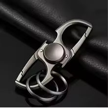 Multifunctional Fidget Spinner & Bottle Opener – Black/Silver