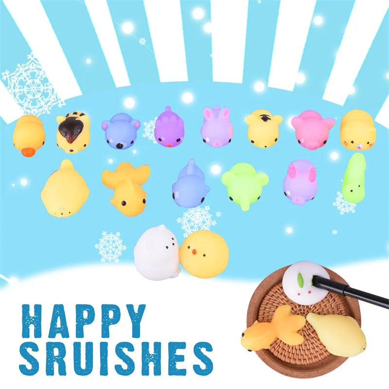 Mochi Squishy Animals – 5-50pc Party Pack