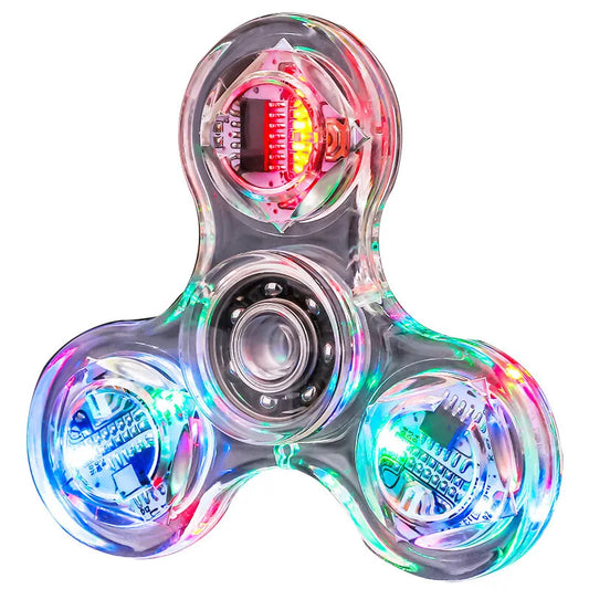 Glow Crystal LED Fidget Spinner