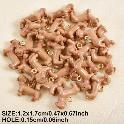 Cute Animal Enamel Charm Pack – Kawaii Keychain Pendants