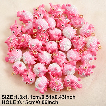 Cute Animal Enamel Charm Pack – Kawaii Keychain Pendants