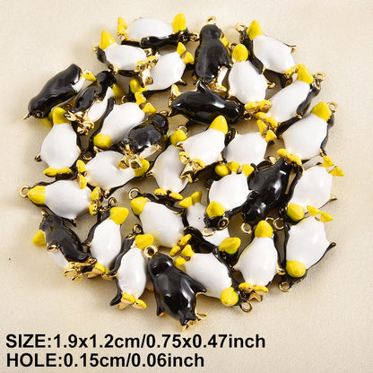 Cute Animal Enamel Charm Pack – Kawaii Keychain Pendants