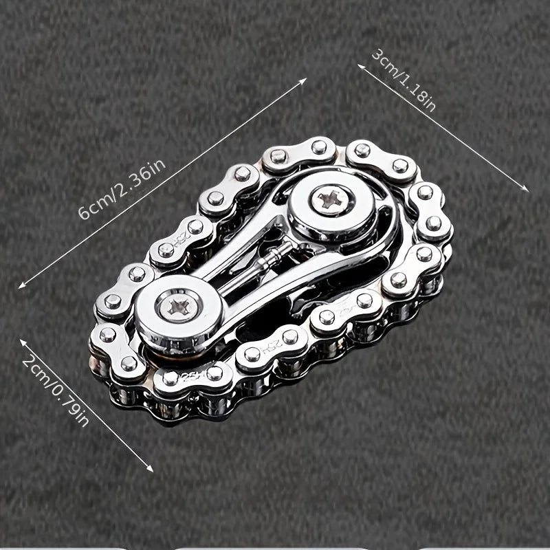 Bike Chain Fidget Spinner – Metal EDC