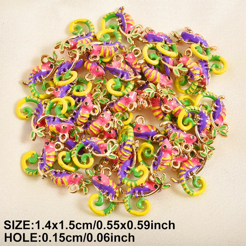 Cute Animal Enamel Charm Pack – Kawaii Keychain Pendants