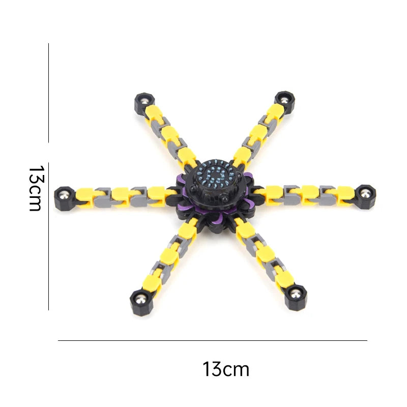 Deformable Chain Fidget Spinner