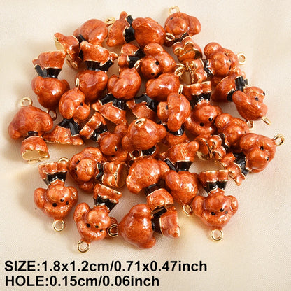 Cute Animal Enamel Charm Pack – Kawaii Keychain Pendants