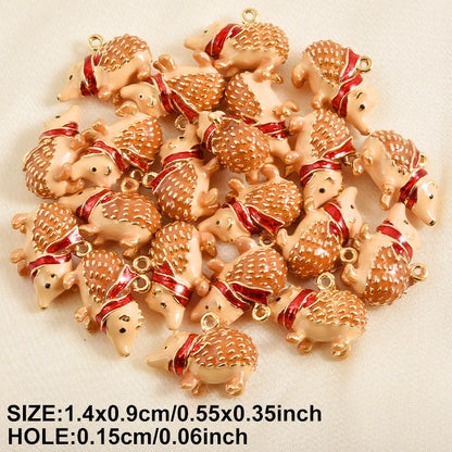 Cute Animal Enamel Charm Pack – Kawaii Keychain Pendants