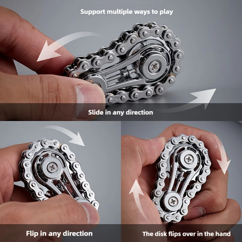 Bike Chain Fidget Spinner – Metal EDC