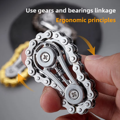 Bike Chain Fidget Spinner – Metal EDC