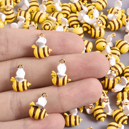 Cute Animal Enamel Charm Pack – Kawaii Keychain Pendants