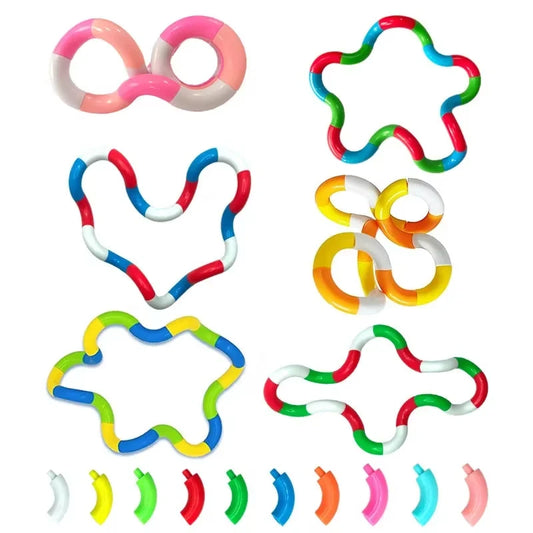 Twist Music Rope Fidget – 3/5pc Pack