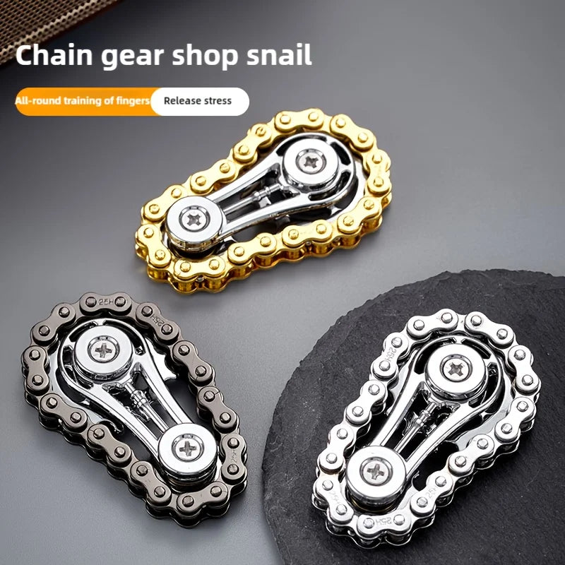 Bike Chain Fidget Spinner – Metal EDC