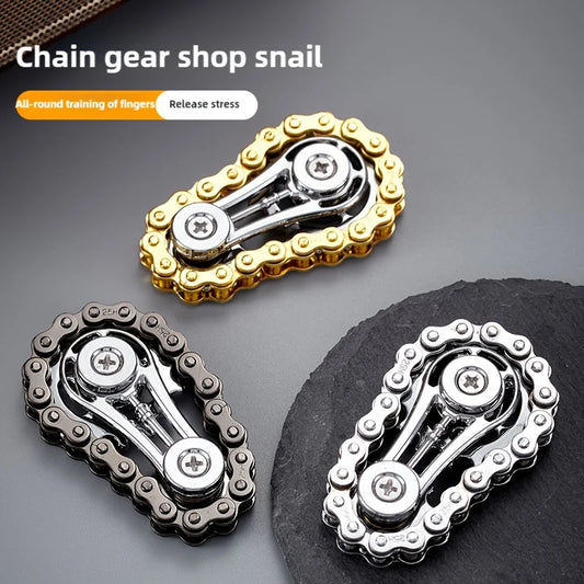 Bike Chain Fidget Spinner – Metal EDC