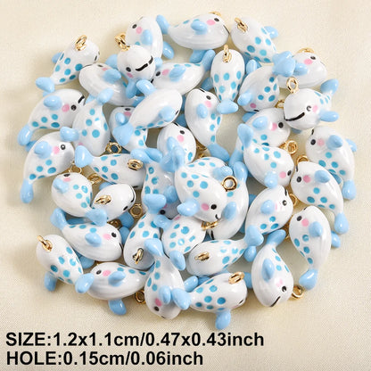 Cute Animal Enamel Charm Pack – Kawaii Keychain Pendants