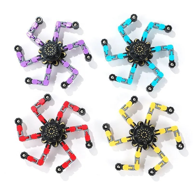 Deformable Chain Fidget Spinner