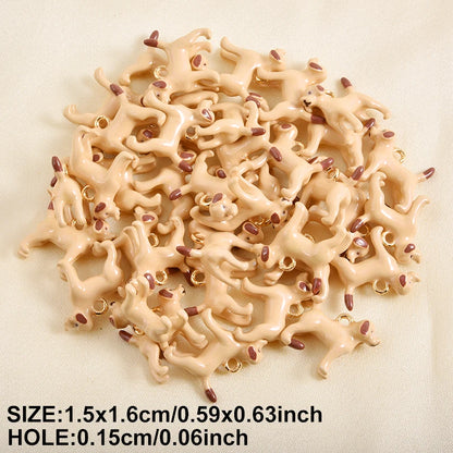 Cute Animal Enamel Charm Pack – Kawaii Keychain Pendants