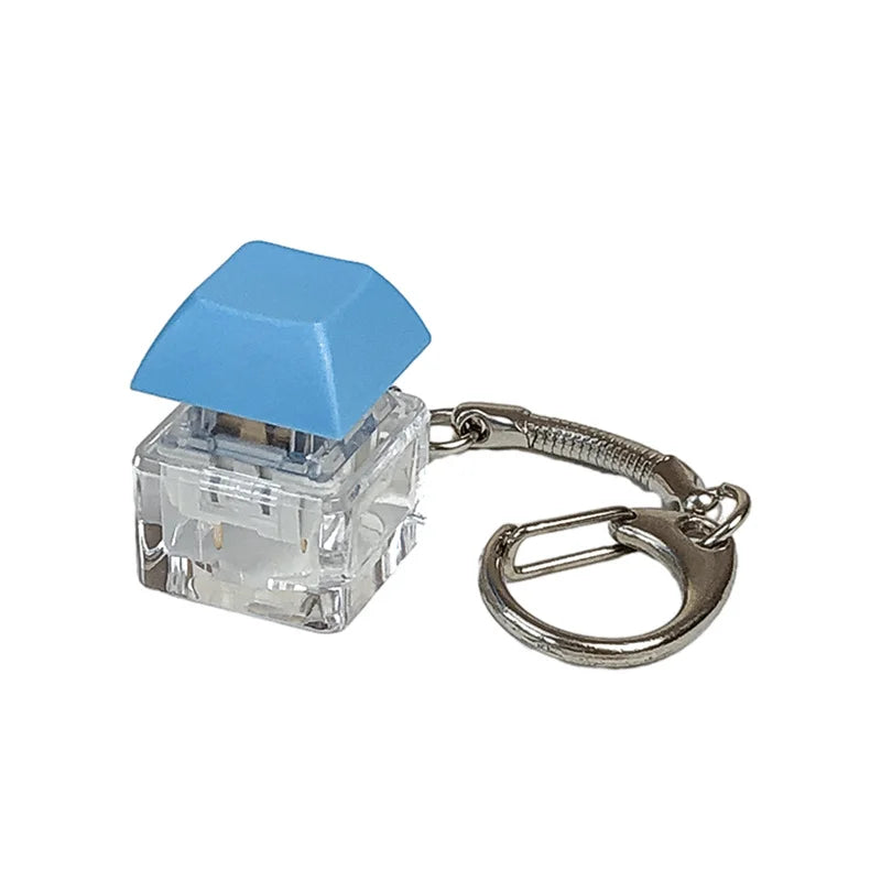Mechanical Keycap Fidget Keychain – Anti-Stress Button Spinner