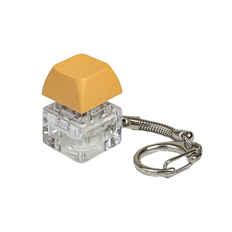 Mechanical Keycap Fidget Keychain – Anti-Stress Button Spinner