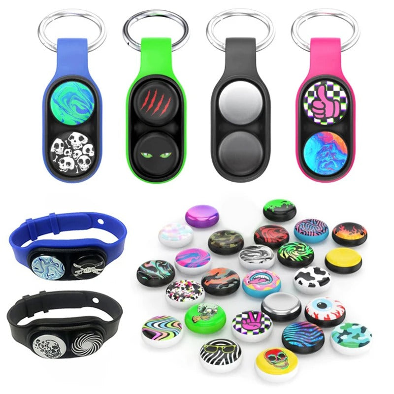 PopPuck Magnetic Fidget Toy – Flip, Stick, Decompress