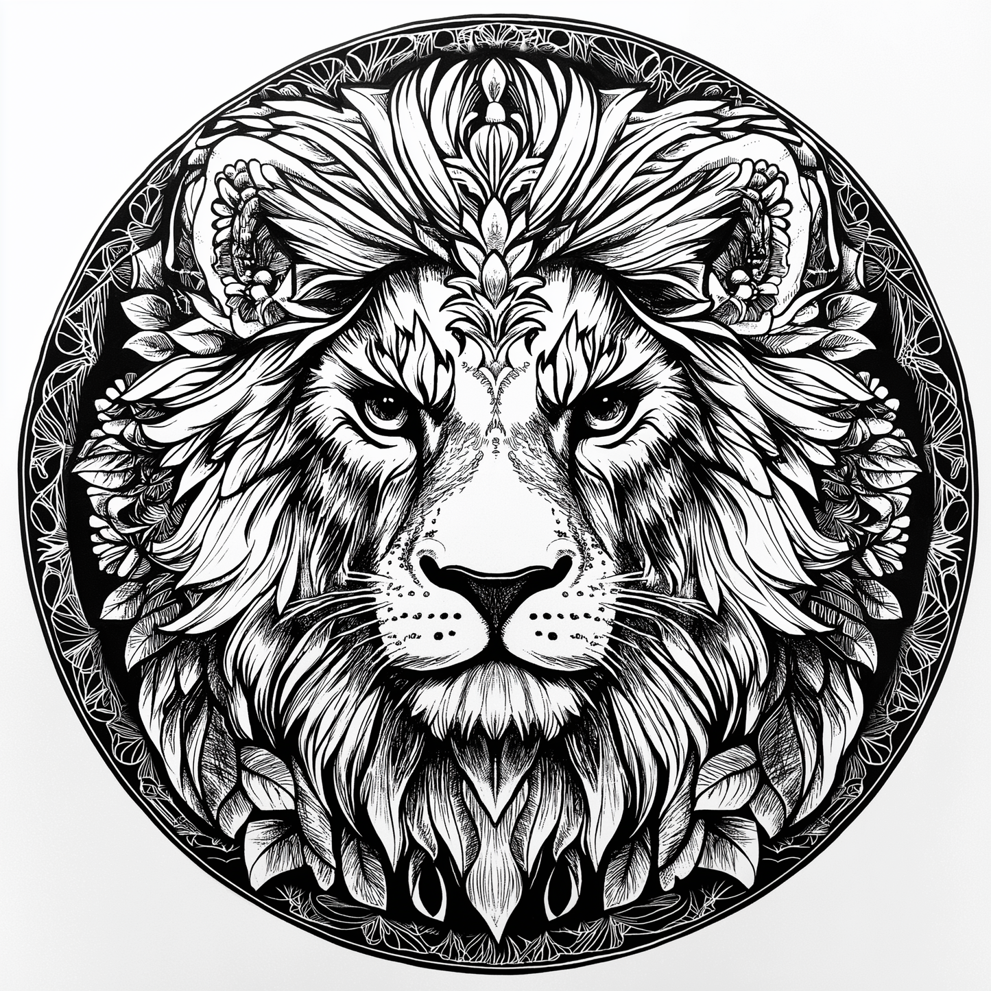 Book of Mandala: A Journey Through Animal Patterns (German Edition)