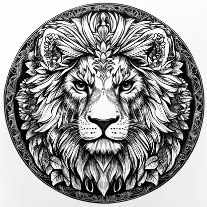 Book of Mandala: A Journey Through Animal Patterns (German Edition)