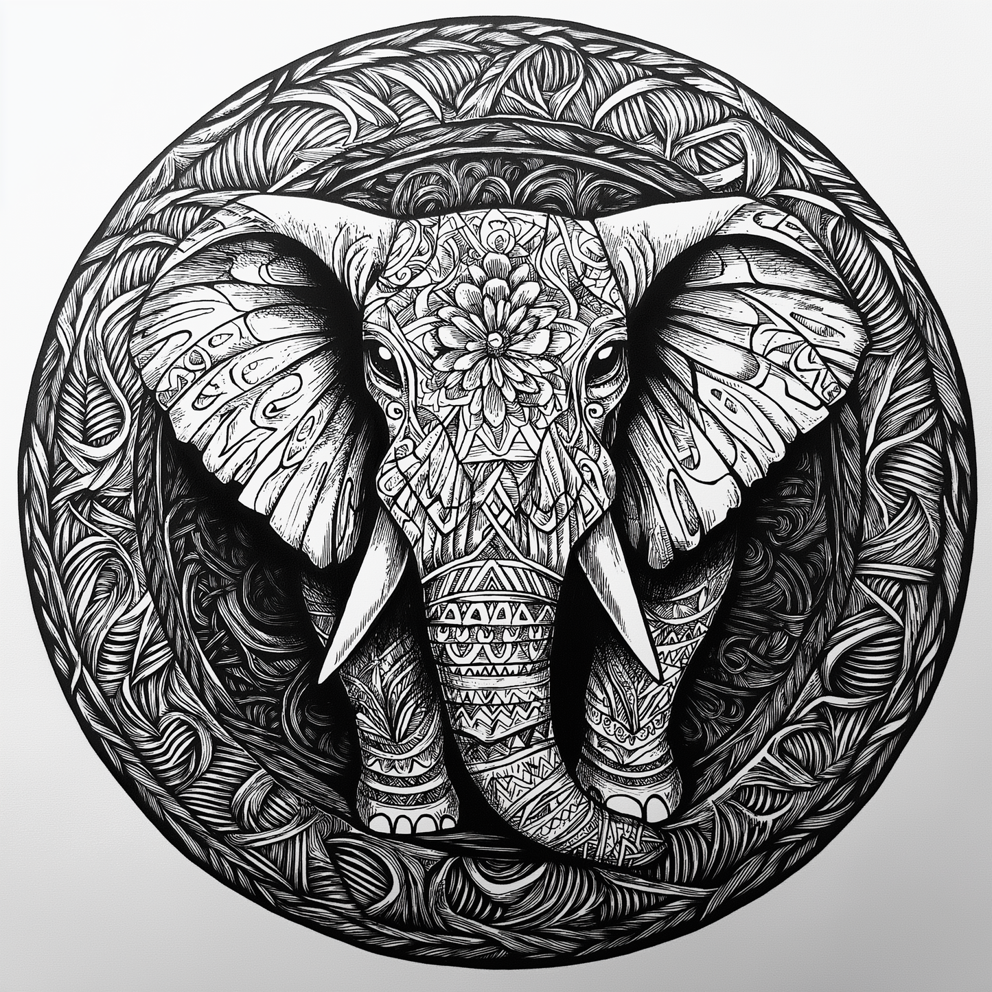 Book of Mandala: A Journey Through Animal Patterns (German Edition)